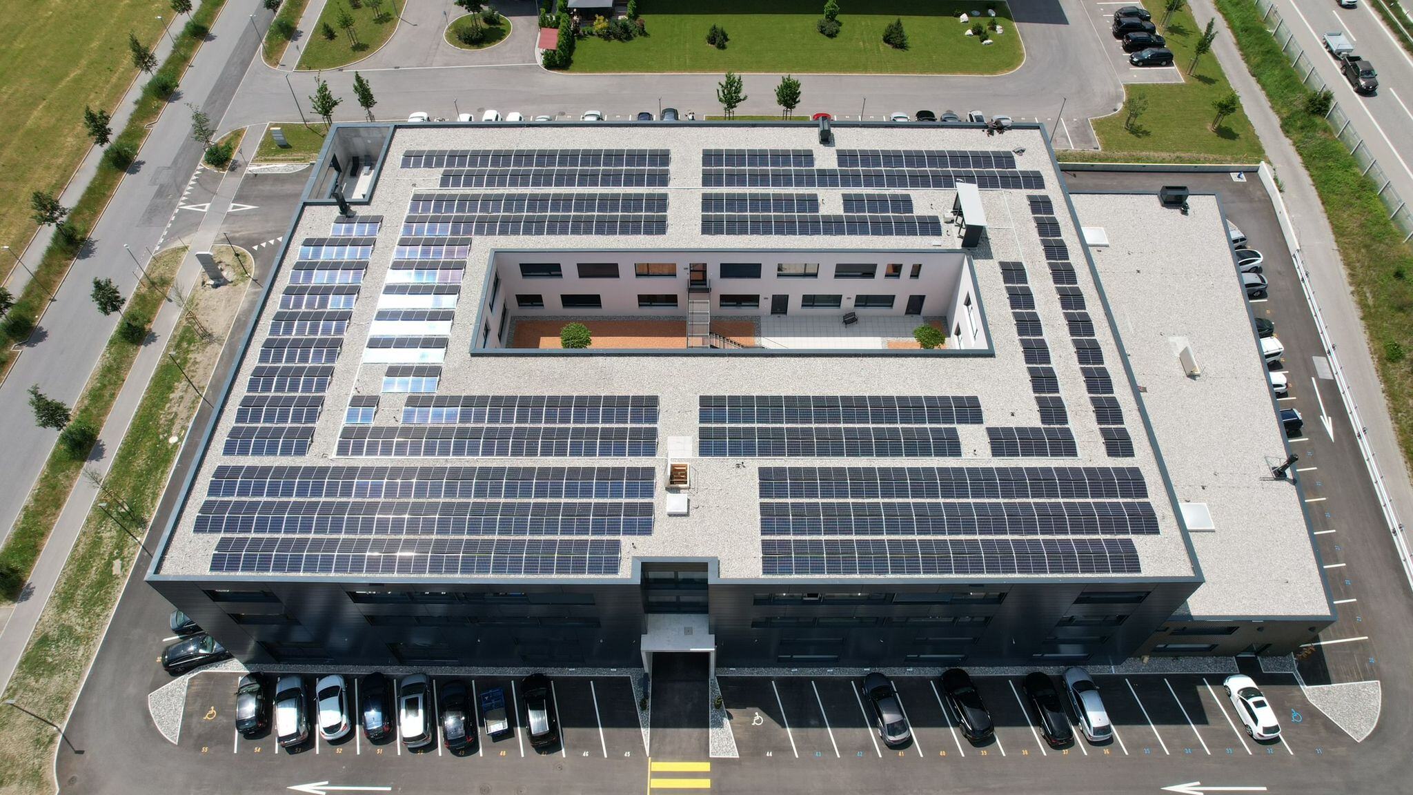 Algordanza Headquarters Solar Panels